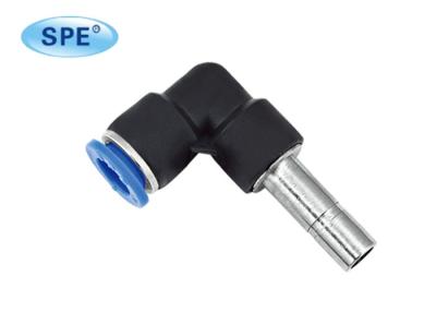 China Plug In Elbow Reducer Pneumatic Push To Connect Fittings , Pneumatic Push Fit Connectors for sale