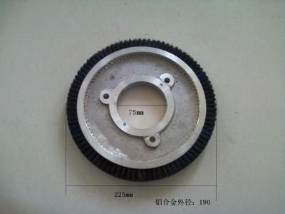 China Corpo de nylon do alumínio da cerda do eixo do algodão do rolo das escovas de Stenter da maquinaria de matéria têxtil à venda