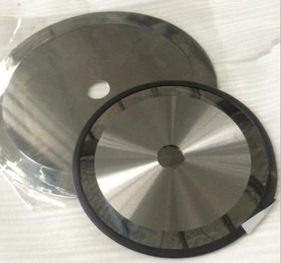 China Runder Werkzeugstahl Papiergewebe-Teppich-Film-Stoff-Trennmesser-Höhenflossenstation zu verkaufen