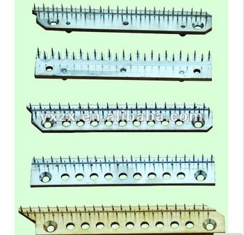 China Stenter Steel Pin Plates 96mm Pitch For Stenter Machine Bruckner Krantz for sale