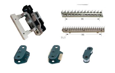 China Pinclip Stenter Machine Parts Durable Silver Plating Single Purpose Clip for sale