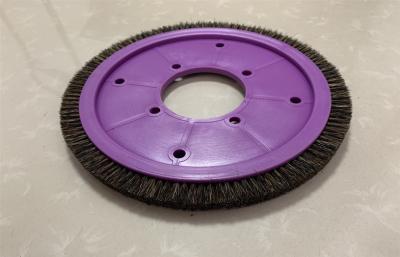 China PP Plastic Stenter Brushes Bristle Hair Brush Wheel LK Monforts Bobcock Artos for sale