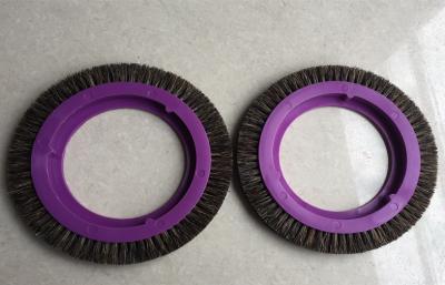 China Peso ligero de nylon de la rueda de cepillos de cerdas del PVC PE para las piezas de maquinaria de Stenter en venta