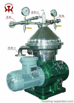 Chine Séparateur d'huile centrifuge à disques haute capacité 6000L/h SS304/316L/2205 avec contrôle PLC pour le raffinage du pétrole à vendre