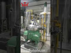 100T/D fish oil refining line with three disc separator