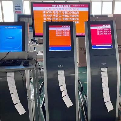 China Selbstbedienung Warteschlange Management Kiosk 17 Zoll / 19 Zoll drahtlose LCD-Display zu verkaufen