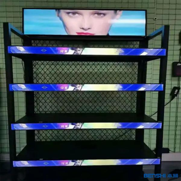 Quality Wall Mounted Stretched Bar LCD Display Screen LCD BOE Panel Rack Display for sale