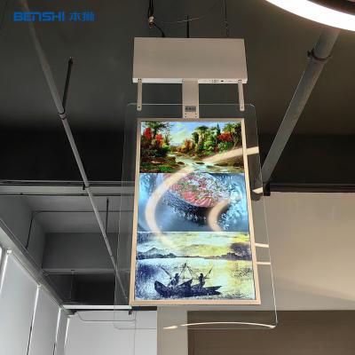 중국 43 55 인치 이중 측면 벽에 장착 된 디지털 사이니지 광고 매달린 디지털 사이니지 판매용