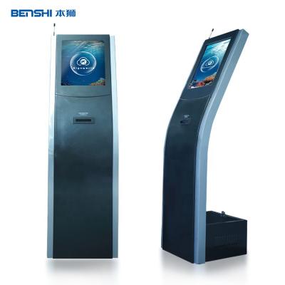 China Wireless Queue Management Kiosk Touch Screen Bank Queue Ticket Dispenser for sale