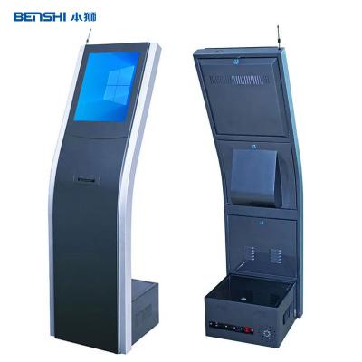 China Kiosk Queue Management System Ticket Dispenser With Calling Pan / LED Panel for sale
