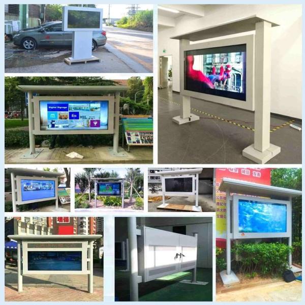Quality Advertising Outdoor Digital Signage Double Sided 55 65 75 Inch Android Digital for sale