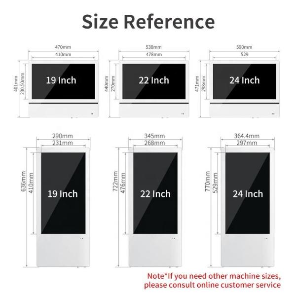 Quality OEM Elevator LCD Display Advertising Screen Indoor Wall Mounted Digital Signage for sale