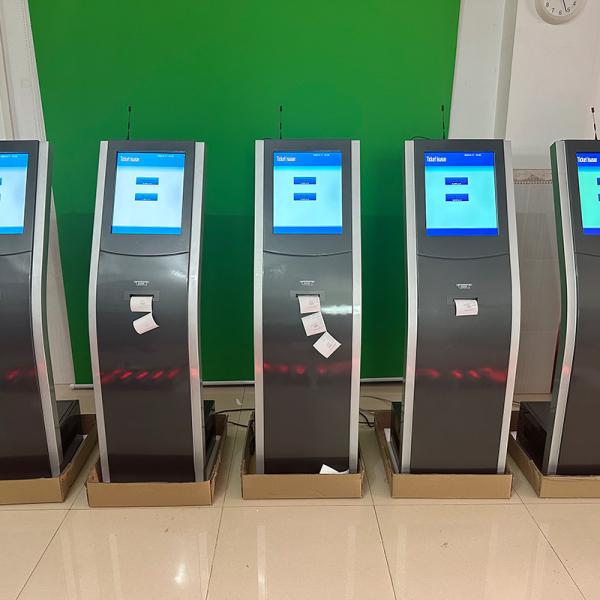 Quality BENSHI Queue Management Kiosk Free Software Queuing Ticket Dispenser For for sale