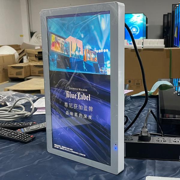 Quality Wall Mounted Elevator Advertising Screen HD WiFi Android Video Photo Display for sale