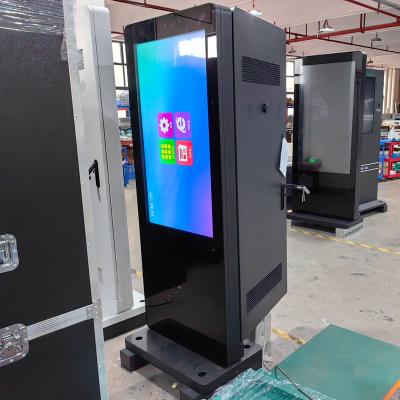 Китай Полевая стойка водонепроницаемая наружная цифровая вывеска Стенный LCD дисплей продается
