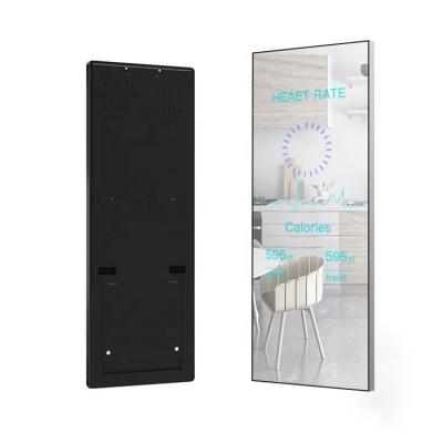 China 55 Inch Magic Mirror Touch Screen Digital Signage Totem Kiosk For Advertising for sale