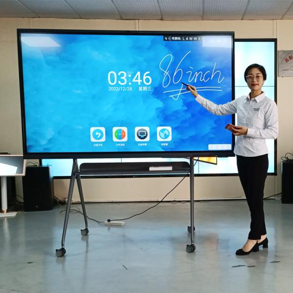Quality Multi Touch Interactive Whiteboard Panel 75 Inch Smart Whiteboard For Classroom for sale