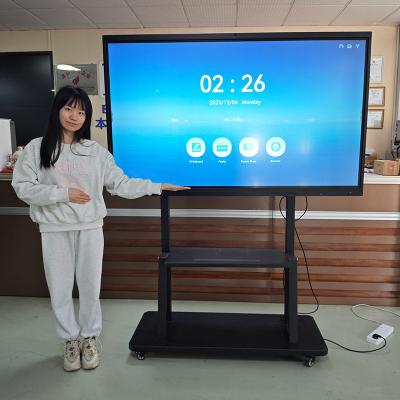 China 85 Inch Smart Interactive Whiteboard Touch Screen Billboard TV Screen for sale