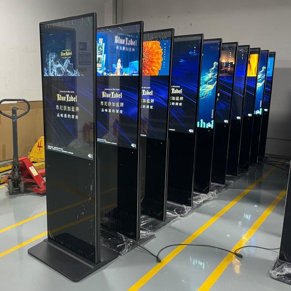 Quality Smart Floor Standing Digital Signage Totem Vertical Interactive Touch Screen for sale