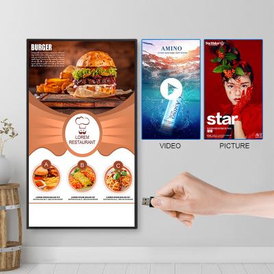 China 32 Inch 43 49 55 Inch Wall Screen Monitor , LED Digital Display Board For Advertising for sale