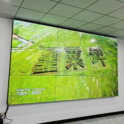 중국 46 49 55 인치 초 얇은 베젤 비디오 벽 2x2 3x3 1 년 보증 판매용