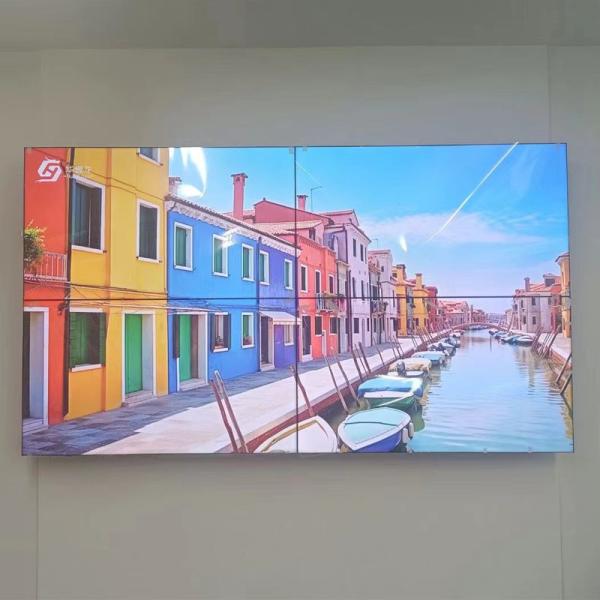 Quality Indoor Video Wall Monitor Display Narrow Bezel 2K 4K HD 2x3 3x3 LCD Digital Menu for sale