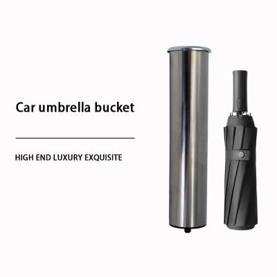 China Camper and boat RV bring to water pipe stainless steel umbrella bucket car umbrella storage bucket for sale