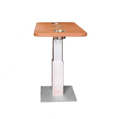 China Manual lifting table mount Best selling metal picnic table legs for the special bus with Adjusts 41cm for sale