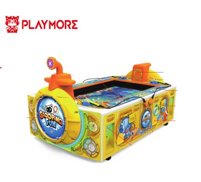 China Scooping Fun Ticket Fishing Arcade Game Machine 55'' LCD W1315*D2210*H1100mm for sale