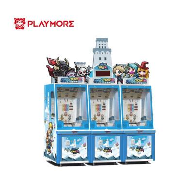 China 1000W Ticket Coin Pusher Arcade Machine Adults 3 Players Sky Tower Arcade for sale