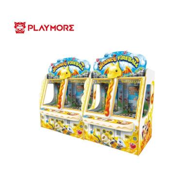 China Bounce Fireball Mechanical Ticket Drop Ball Arcade Game 2 Players Win Big Jackpot for sale