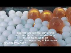 830W Pearl Fishery Lottery Game Machine 3P Coin Pusher Game Machine