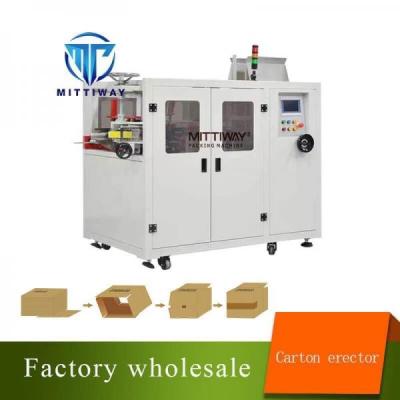 China Horizontal High Speed Case Erector 15ctns/Min - 30ctns/min Small Carton Erector Machine for sale