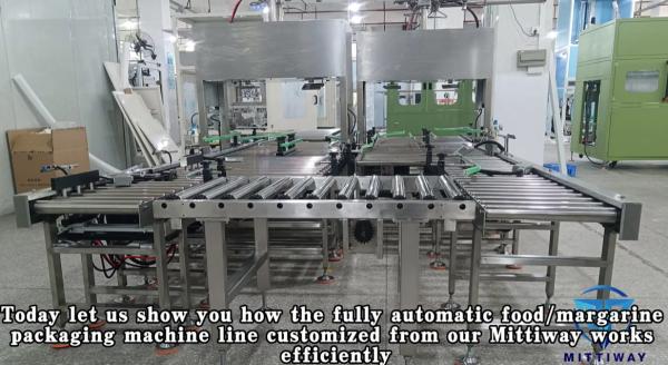Quality Custom Shortening Packing Machine Automated Packaging Line for sale