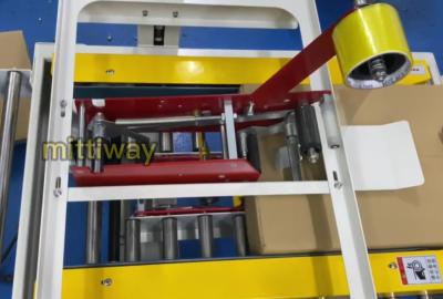 China Flaps Folding Case Sealer Equipment , Carton Box Tape Sealing Machine for sale