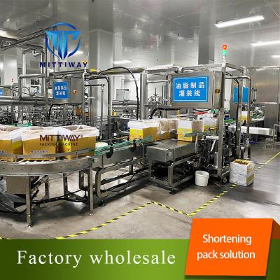 Chine Ligne d'emballage de raccourcissement remplissante élevée d'huile de machine de remplissage de margarine d'exactitude à vendre