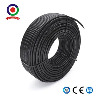 China High Voltage 6mm DC Pv1f Solar Wire Cable 500m 1000m 1000v 1500v for sale