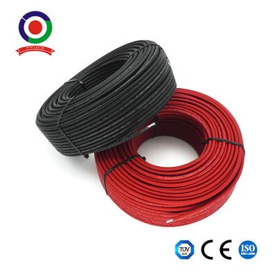 China Xlpo / XLPE Photovoltaic PV Solar Panel Electrical Wire 4mm2 TUV H1z2z2-K PV1-F for sale