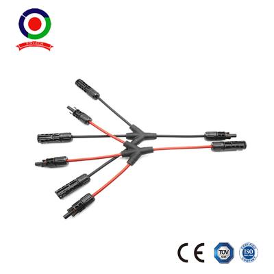 China 1 To 3 Tinned copper Y Branch Solar Panel Connector For Solar Combiner Box à venda