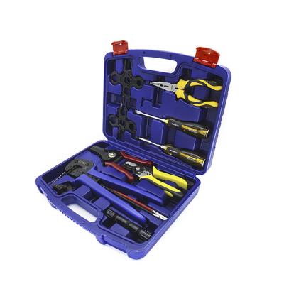 China Solar Cable Crimping Tool Kit For 2.5 / 4 / 6mm2 With Stripper Cutter Spanner for sale