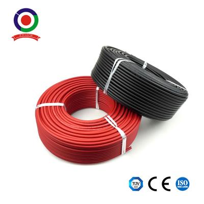 China 100m Per Roll XLPO Tinned Copper DC Solar PV Cable 4mm2 Solar Panel Wire for sale