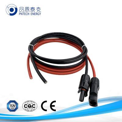 China 1 Core XLPO Solar Voltage Cable Black / Red Color 1500V Voltage Rating for sale