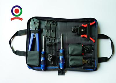 China Blue Solar PV Tool Kits Carbon Steel Material With  Crimping Stripper And Cutter for sale