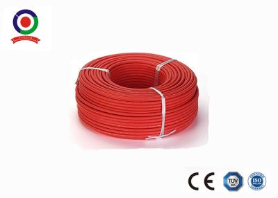 China Flexibilidad fría resistente da alta temperatura solar del cable 6mm2 del TUV de la sola base buena en venta