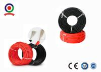 China Double Insulation Solar PV Cable , Cold Resistant 4mm DC Solar Cable TUV Approved for sale