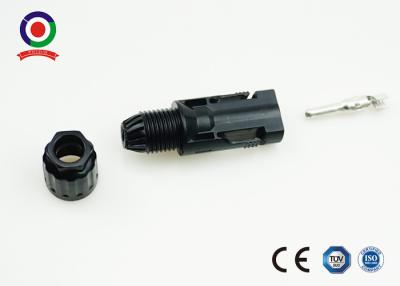 China Black Solar Panel Connectors For Outdoor Harsh Environments CE Approved for sale