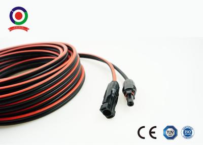 China Auto Lock OEM 6mm2  Solar Cable , Dust Proof Solar Panel Power Cable for sale