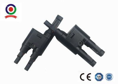 China PC Insulation Solar Branch Connector IP67 Stable Electrical Properties 4000W for sale
