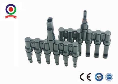 China Tipo conectores solares de T de la rama usados para el cable de DC y los paneles solares en venta