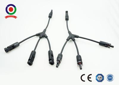 China CE IP67  Y Type One to Three Branch Solar Photovoltaic Connectors for sale